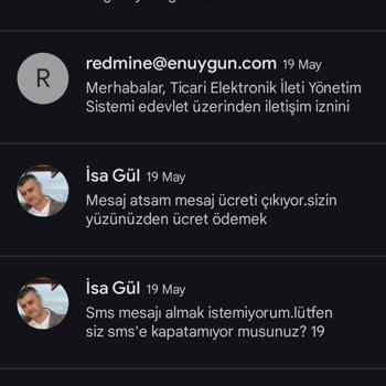 Enuygun.com'dan Gelen Gereksiz SMS'ler