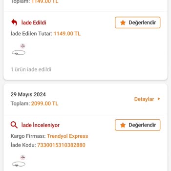 Trendyol Yanlış Ürün İadesi Ve Ücret İade Sorunu