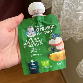 Nestle Tarihi Geçmiş Gerber Organic For Baby Püre