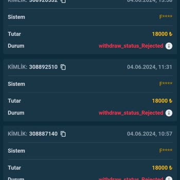 Vizebet Çekim Reddi Sorunu