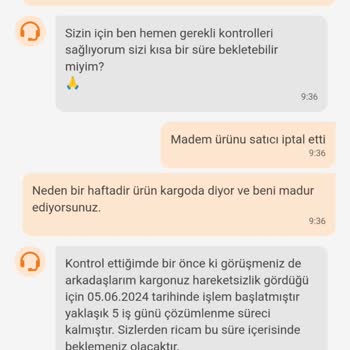 Trendyol Müşterilerini Mağdur Etmeyi Politika Edinmiş.