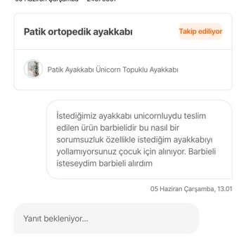 Hepsiburada Patik Ayakkabı Ortopedik Unicorn' Lu Çocuk Topuklu Ayakkabısı