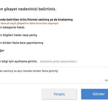 Sahibinden.com Şikayete Rağmen Mükerrer Ve Satılmış İlan Listeliyor