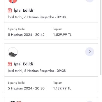 Boyner Ürünlerimi İptal Etti
