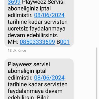 Playweez Aboneliği İptal Sorunu Ve Haksız Ücretlendirme