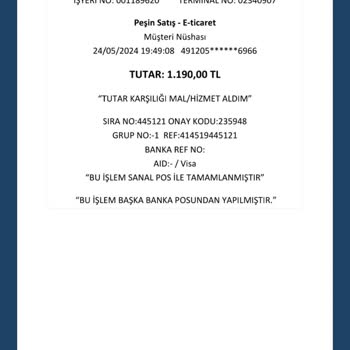 Yves Roche İnternet Mağazasındaki Üzücü Olay