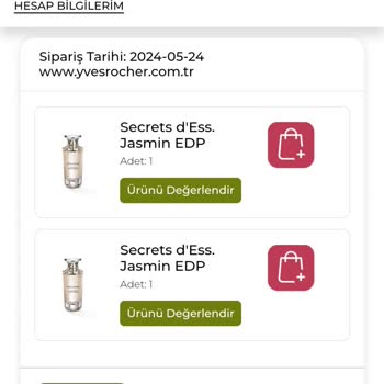 Yves Roche İnternet Mağazasındaki Üzücü Olay