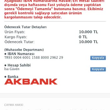 Sahibinden Sitesi Fake Sitesi Açılmış