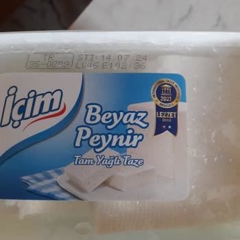 İçim Süt ve Süt Ürünleri İçim Tam Yağlı Taze Beyaz Peynirde Bozukluk