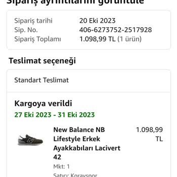 New Balance Amazon Üzerinden Kusurlu Ürün Satıyor.