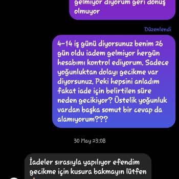 Butik Ponçik Pişmanlıktır, Ürünleri Göndermiyor- Ücret İadesi Yapmıyor