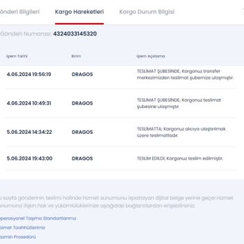 Aras Kargo Kargom Teslim Edildi Olarak Görünüyor Fakat Teslim Edilmedi