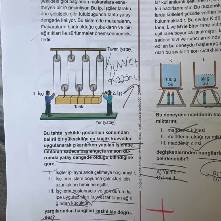 Milli Eğitim Bakanlığı (MEB)  Fen LGS Soru Hatası!