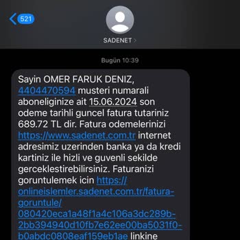 Sadenet Haksız Fatura Ödememi İstiyor!