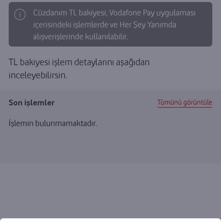 Vodafone Pay Cüzdan Aktifleştirme Ve Hediye Kodu Yükleme Hatası