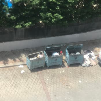 Denizli Büyükşehir Belediyesi Çöp Konteyneri Koku Ve Dağınık