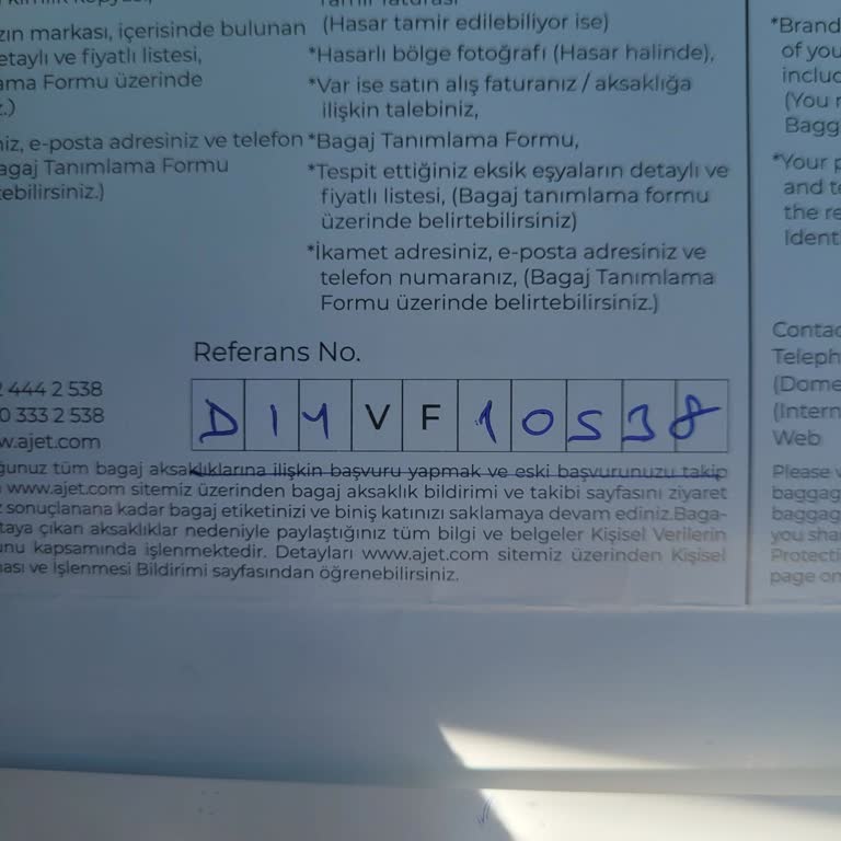 AJet (Anadolu Jet) Kayıp Bagajımla İlgilenilmiyor