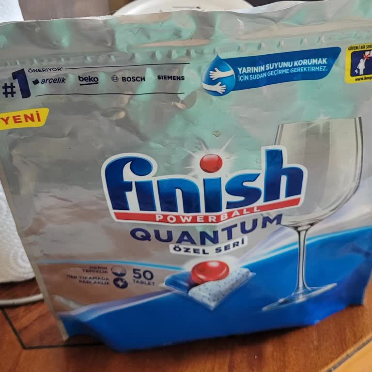 Finish Quantum Bulaşık Tableti İyi Durulanmıyor, Sağlıksız
