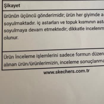 Skechers Ayakkabı Elimde Kaldı