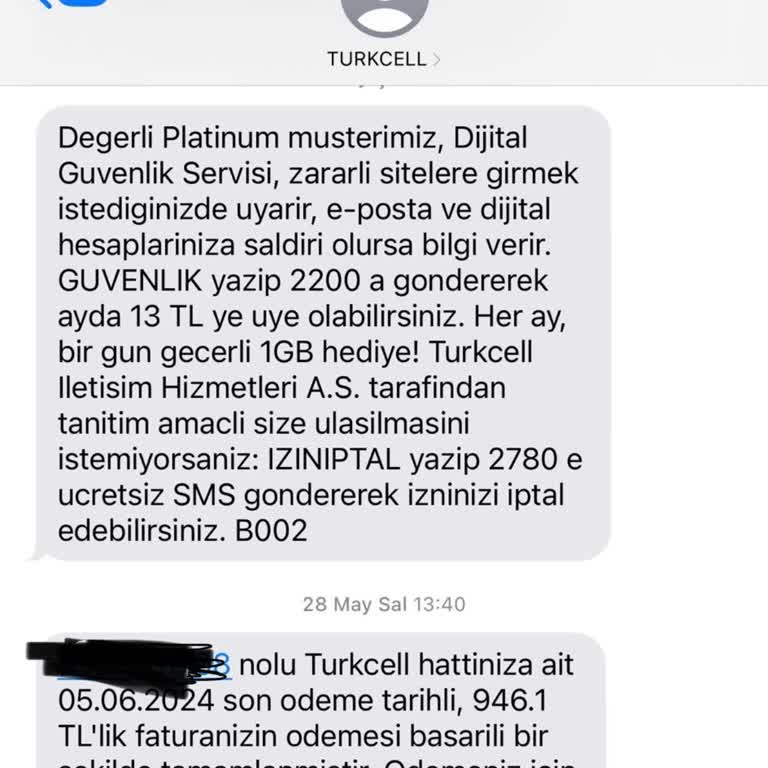 Turkcell Yanlış Fatura Ödemesi Ve Mağduriyet