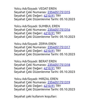 THY Nın Verdiği Seyahat Çeklerini Bilete Dönüştürmüyor