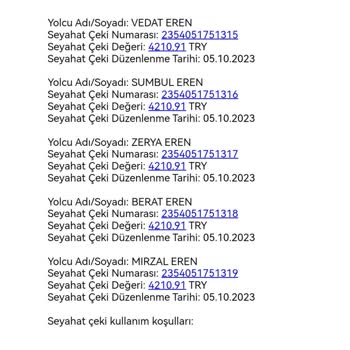 THY Nın Verdiği Seyahat Çeklerini Bilete Dönüştürmüyor