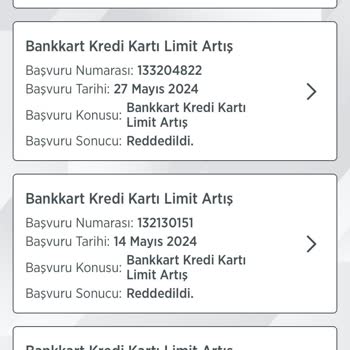 Ziraat Bankası Ziraat Kredi Limit Artış Red