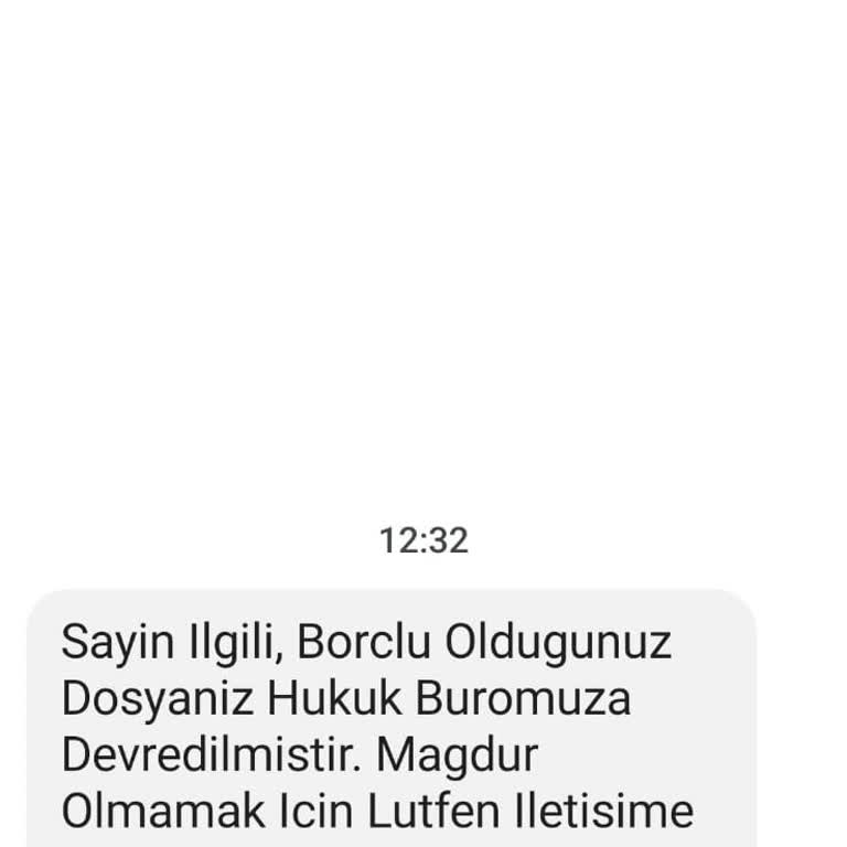 Güven Hukuk (Sms) Güven Hk Mesajı