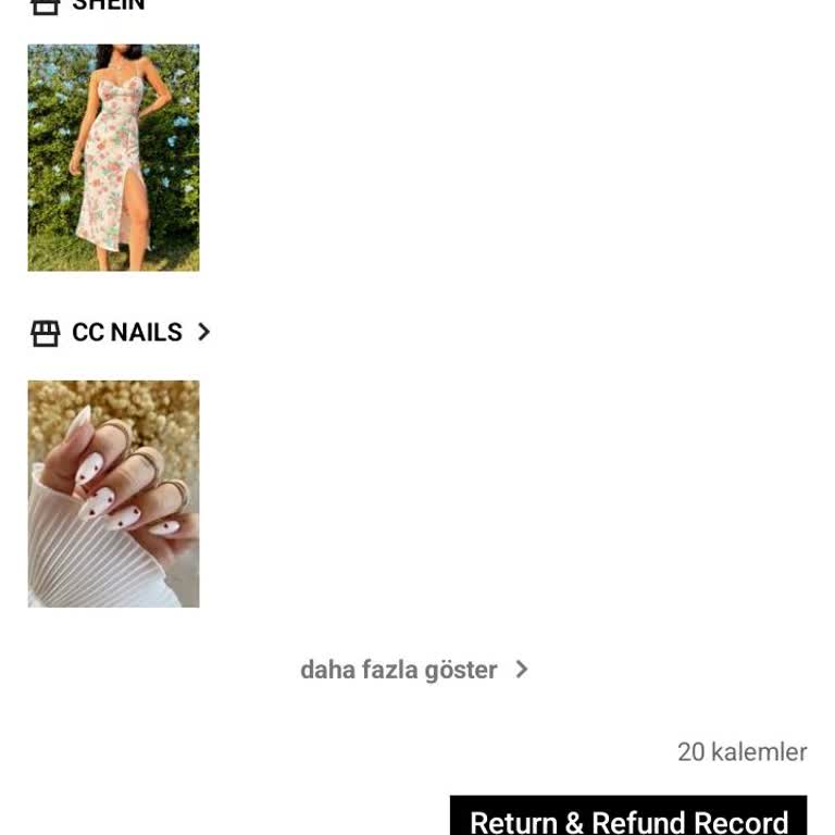 Shein Alışveriş, Para İadesi!