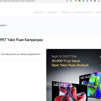 LG Yakıt Kampanyası Faydalanamama!