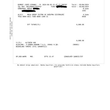 08502592325 Numaralı Mega Group Servis Hizmetleri Limited Şirketi