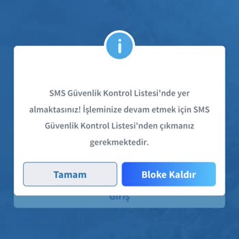 Halkbank Sim Bloke Kaldırma