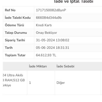 Teknoflo İade Tutarının Eksik Yatırılması