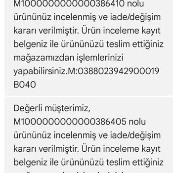 In Street İade / Değişim Kararı Verilen Ayakkabılara Mağazanın Uymaması