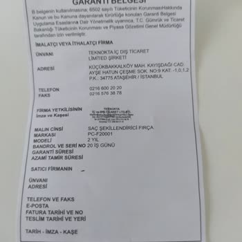 A101M. Kodu C111 Pierre Cardın Cihaz Sorunu