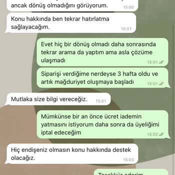 Yves Rocher Siparişim Haftalardır Sonuçlanmadı