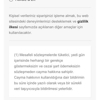 Moda Nurgül Tüketici Haklarının Verilmemesi