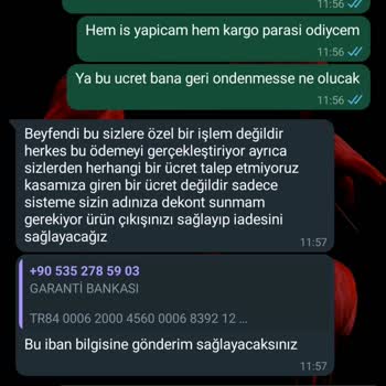 Evde Paketleme Türkiye Bilgi Verilmeden Ücret İsteyerek Dava Ve Tehdit
