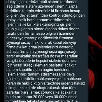 Evde Paketleme Türkiye Bilgi Verilmeden Ücret İsteyerek Dava Ve Tehdit