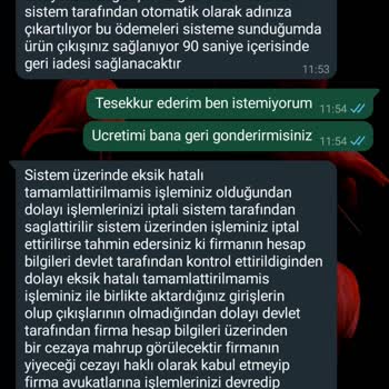 Evde Paketleme Türkiye Bilgi Verilmeden Ücret İsteyerek Dava Ve Tehdit