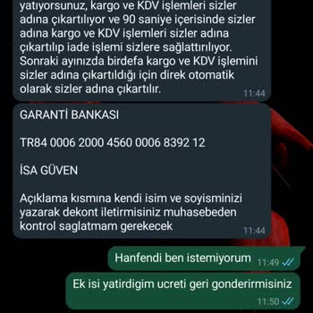 Evde Paketleme Türkiye Bilgi Verilmeden Ücret İsteyerek Dava Ve Tehdit