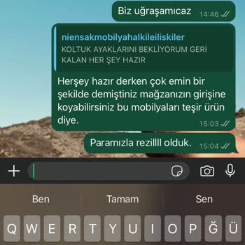 Ak Mobilya Mobilya Alışverişinde Yaşanan Büyük Hayal Kırıklığı