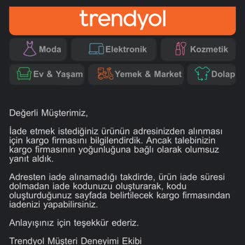 Ceva Resim Miktarı Fazla Fazla Olan İademi Almıyor