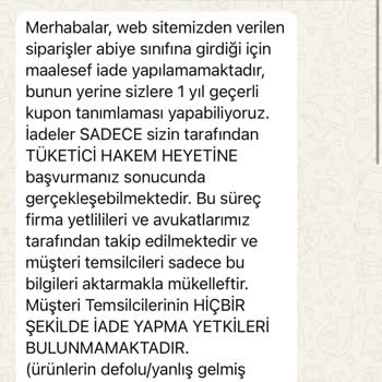 Keikei İade Kabul Etmiyor!