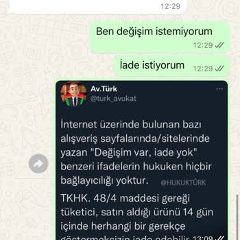 Keikei İade Kabul Etmiyor!