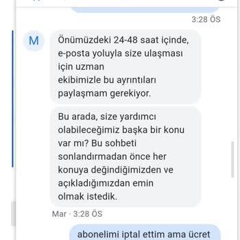 Google Play İptal Üyeliğe Kesilen Ücret