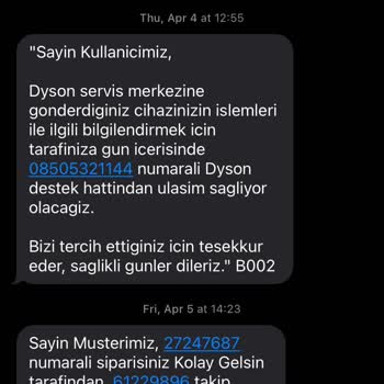 Dyson Airwrap Ürünü İmha Edilmesi Ve Yeni Ürün Gönderilmemesi Hakkında