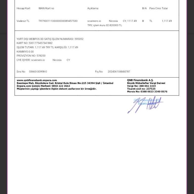 Detectico Uygulamasında Bilgim Dışında Yapılan Haksız Ödeme