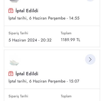 Boyner İndirimli Aldığım Ürünlerimi İptal Etti.