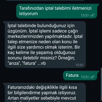 Millenicom İptal Talebi Şikayet